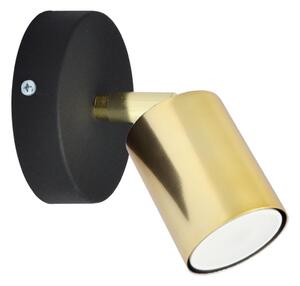 Zidna reflektorska svjetiljka TUNE 1xGU10/60W/230V zlatna/crna