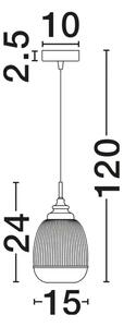 MOND VISILICA E14 /IP20/ SATIN ZLATNA NL9738210