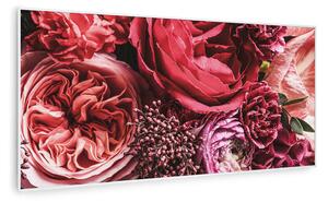 Klarstein Wonderwall Air Art Smart, infracrveni grijač, cvijet, 120 x 60 cm, 700 W