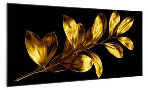 Klarstein Wonderwall Air Art Smart, infracrveni grijač, zlatni list, 120 x 60 cm, 700 W