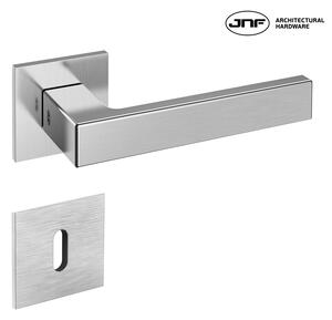 Kvaka JNF Ninety inox <span>kvadratna rozeta ključ, cilindar ili wc</span> Ključ