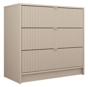 Komoda Comfivo Larmire 102Beige, S ladicama, 75x80x40cm