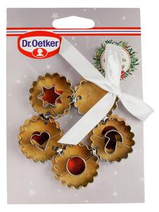 Set od 5 božićnih kalupa za kekse Dr. Oetker, ø 3,5 cm