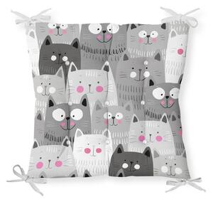 Jastuk za stolicu Minimalist Cushion Covers Gray Cats, 40 x 40 cm