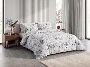 Flanel posteljina FROST BOTANIC svijetlosiva Dimenzije posteljine: 70 x 90 cm | 140 x 200 cm