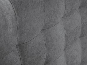 Black Friday - Sivi bračni krevet Mazzini Kreveti Jade, 200 x 200 cm