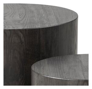 Sivi stolići u setu od 2 komada u dekoru jasena 48x33 cm Mice - Actona