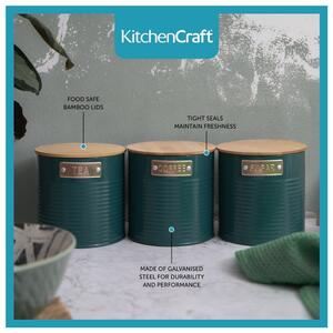 Čelične posude za namirnice u setu 3 kom za kavu/za čaj – Kitchen Craft