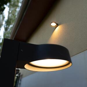 Zidna svjetiljka sive boje SULION Naya, ø 16 cm