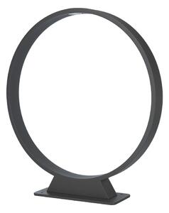 Crna podna svjetiljka SULION Nala, ø 40 cm