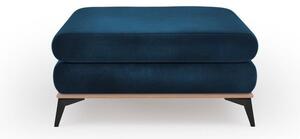 Kraljevsko plavi baršunasti pouf Astre Windsor & Co Sofas
