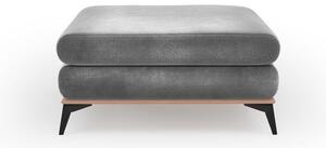 Sivi puf s baršunastim navlakom Windsor & Co Sofas Astre