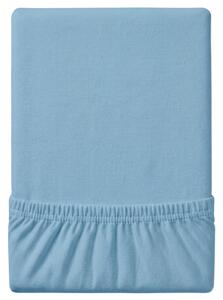 Jersey plahta EXCLUSIVE svijetlo plava 90 x 200 cm