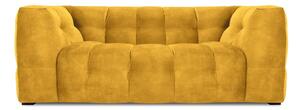 Žuta baršunasta sofa Windsor & Co Sofas Vest, 208 cm