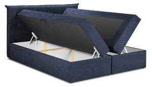 Tamnoplavi bračni krevet Mazzini Kreveti Echaveria, 140 x 200 cm