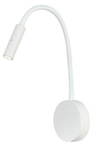 Bijela zidna svjetiljka SULION Leo, visina 53 cm