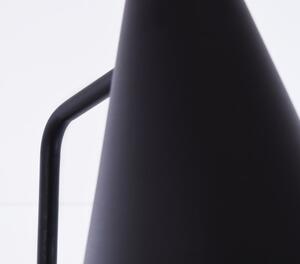 Crna stolna lampa SULION Lisboa, visina 45 cm