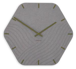 Zidni sat Luxhora Unda Light Grey 11 boja kazaljki