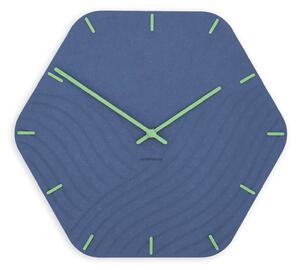 Zidni sat Luxhora Unda Dark Blue 11 boja kazaljki