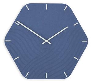 Zidni sat Luxhora Unda Dark Blue 11 boja kazaljki