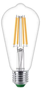 PHILIPS UltraEfficient LED ŽARULJA /E27/4W/840lm=60W/2700K/240V ST64 CL 50.000h 8720169202689