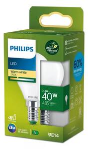 PHILIPS Ultra Efficient LED ŽARULJA E14/2,3W/485lm=40W/2700K/240V P45 FR 8720169310834