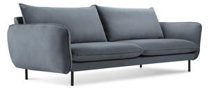 Siva sofa od baršuna Cosmopolitan Design Vienna, 200 cm