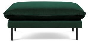 Zeleni baršunasti tabure za noge Cosmopolitan Design Vienna, 100 x 80 cm