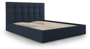 Plavi bračni krevet Mazzini Kreveti Nerin, 160 x 200 cm