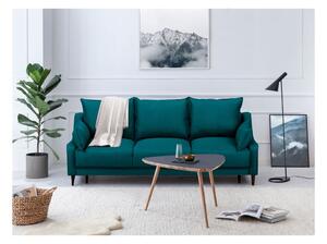 Tirkizni kauč na razvlačenje s prostorom za odlaganje Mazzini Sofas Ancolie, 215 cm