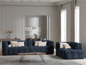 Plava baršunasta sofa Windsor & Co Sofas Vest, 280 cm