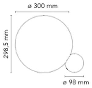 COPYCAT STOLNA SVJETILJKA 24K ZLATO 16W 900lm 2700K IP20 FL1952044