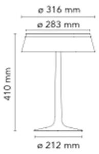 BON JOUR STOLNA SVJETILJKA LED 13W 811lm 2700K TRANSPARENT/BIJELA FL1032009