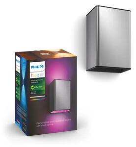 Resonate HUE WACA VANJSKA ZIDNA SVJETILJKA SREBRNA 2x8 RGB 8718696174395