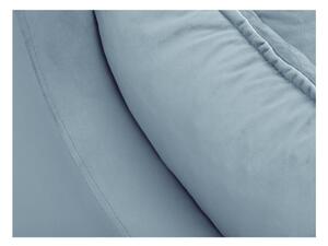 Svijetloplava baršunasta sofa Mazzini Sofas Freesia, 150 cm