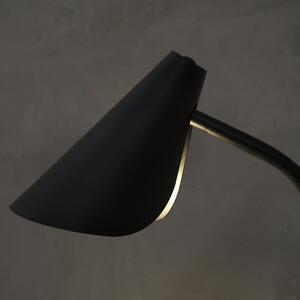 Crna podna svjetiljka SULION Lisboa, visina 150 cm