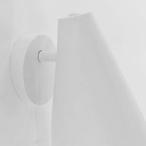 Bijela zidna svjetiljka SULION Lisboa, visina 16 cm