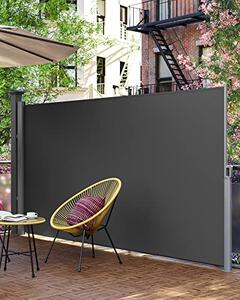 Bočna tenda, na izvlačenje, 180 x 400 cm, antracit