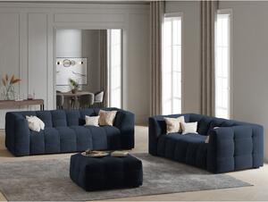 Plava baršunasta sofa Windsor & Co Sofas Vest, 208 cm