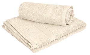 1x velika CLARYSSE ELEGANCE 70x140 cm + 1x ručnik CLARYSSE 60x110 cm 100% pamuk, krem boja