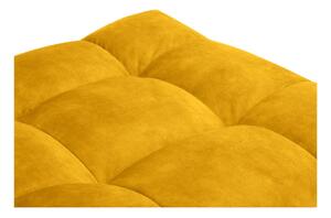 Žuti baršunasti tabure Windsor & Co Sofas Vesta