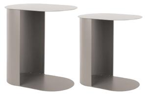 Metalni pomoćni stolići u setu 2 kom 30x45 cm Riqueza Oval – Leitmotiv
