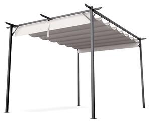 Blumfeldt Pantheon Robust, pergola, 3 x 4 m, čelik otporan na vremenske uvjete premazan zaštitnim lakiranjem