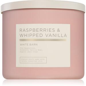 Bath & Body Works Raspberry & Whipped Vanilla mirisna svijeća 411 g