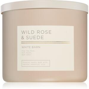 Bath & Body Works Wild Rose & Suede mirisna svijeća 411 g