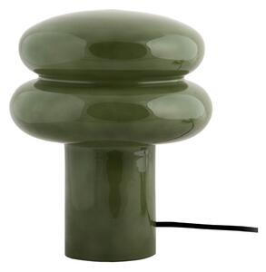 Zelena staklena stolna lampa (visina 24 cm) Incesante – Leitmotiv