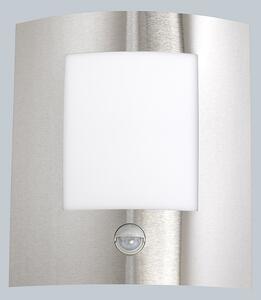 Moderna vanjska zidna svjetiljka čelični senzor pokreta IP44 - Emerald 1
