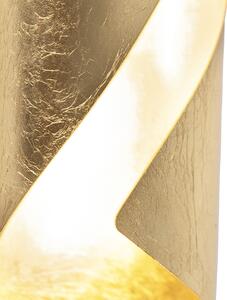 Retro zidna svjetiljka zlatni listić uključujući prekidač - Belle