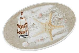 Venus Sealife Posuda za sapun (Keramika, Bež-bijele boje)