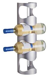 Zeller Present Regal za vinske boce (D x Š x V: 11,5 x 9,8 x 45 cm, Broj boca: 4 Kom., Plemeniti čelik)